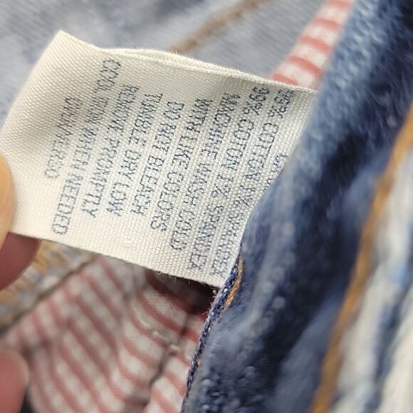 10 AEO mini denim jean skirt micro AMERICAN EAGLE OUTFITTERS medium large - Picture 8 of 11